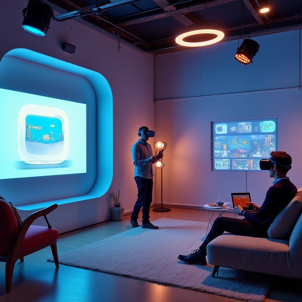 Virtual reality learning environment setup