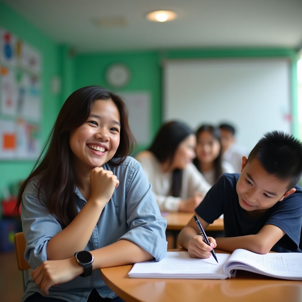 English immersion learning techniques for Malaysian students