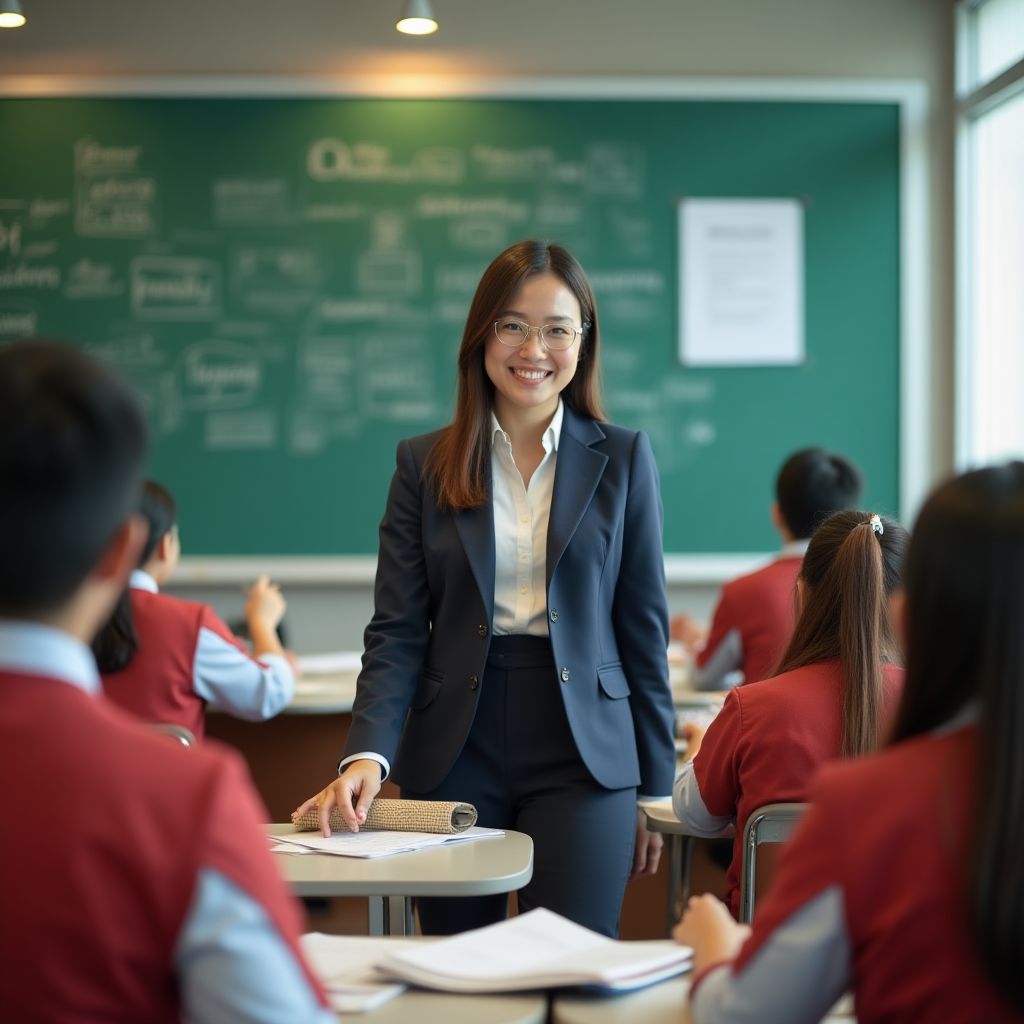 Career change success story English teacher in Malaysia classroom